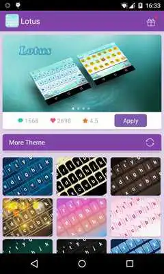 Play Emoji Keyboard-Lotus