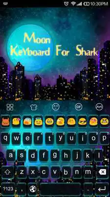 Play Emoji Keyboard-Moon Light