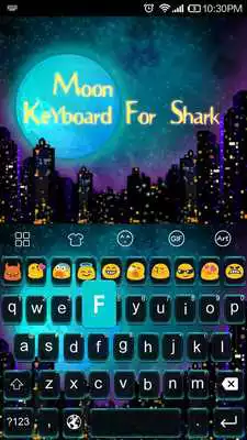 Play Emoji Keyboard-Moon Light