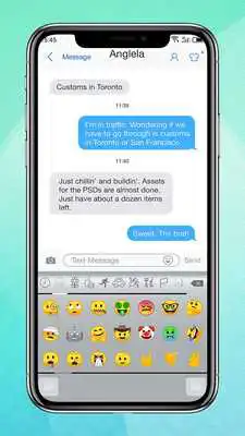 Play Emoji Keyboard - OS White Play Emoji Keyboard - OS White