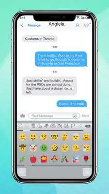 Play Emoji Keyboard - OS White Play Emoji Keyboard - OS White