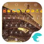 Free play online Emoji Keyboard-Paris Twilight APK