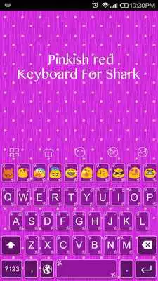 Play Emoji Keyboard-Pinkish Red