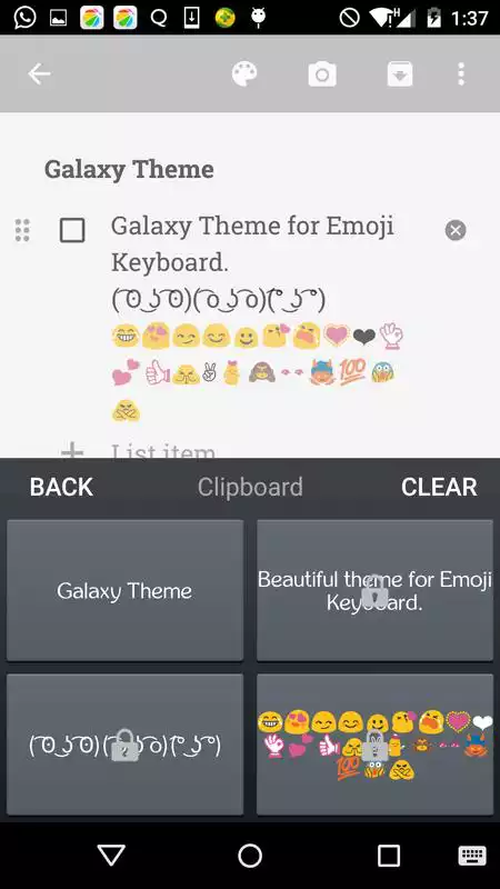 Play Emoji Keyboard Skin for Galaxy
