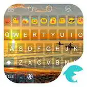Free play online Emoji Kyeboard-Sunset APK