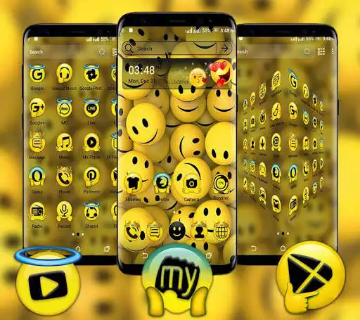 Play Emoji Launcher Theme  and enjoy Emoji Launcher Theme with UptoPlay