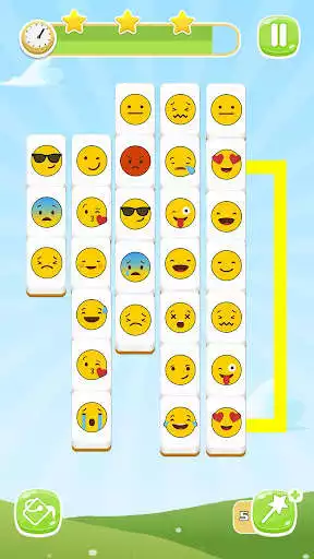 Play Emoji link : the smiley game as an online game Emoji link : the smiley game with UptoPlay