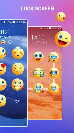 Play Emoji Lock Screen as an online game Emoji Lock Screen with UptoPlay