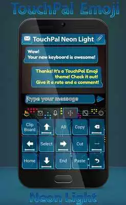 Play Emoji Neon Keyboard