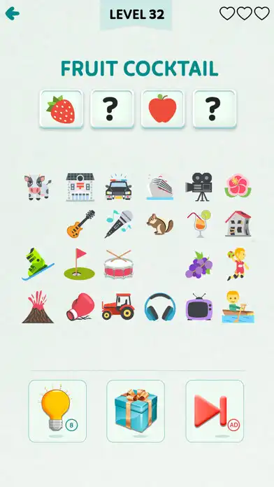 Play Emoji Puzzle: Guess The Emoji as an online game Emoji Puzzle: Guess The Emoji with UptoPlay