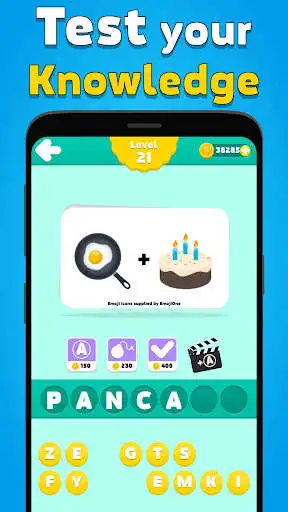 Play Emoji Quiz Game - Guess the Emojis: 2 Pics 1 Word as an online game Emoji Quiz Game - Guess the Emojis: 2 Pics 1 Word with UptoPlay