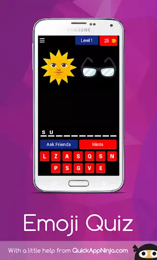 Play emoji-quiz as an online game emoji-quiz with UptoPlay