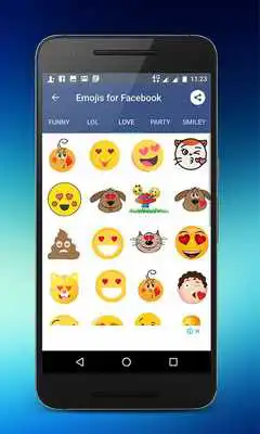 Play Emojis for facebook