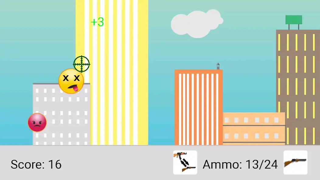 Play Emoji Shooter - Clean the Internet as an online game Emoji Shooter - Clean the Internet with UptoPlay