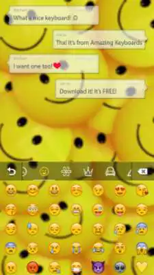 Play Emojis Keyboard as an online game Emojis Keyboard with UptoPlay