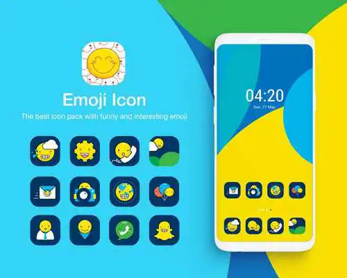 Play Emoji Smile Phone Theme - Animoji Icon Pack