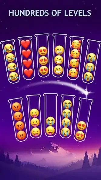 Play Emoji Sort - Puzzle Games as an online game Emoji Sort - Puzzle Games with UptoPlay