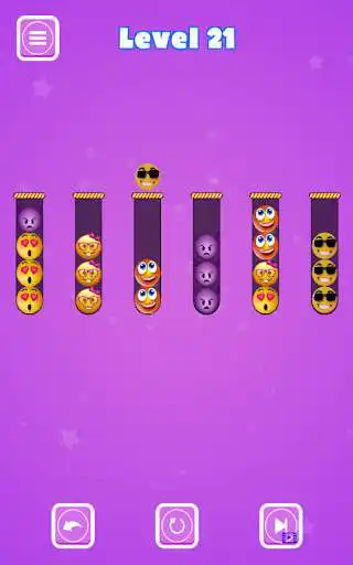 Play Emoji Sort Puzzle as an online game online Emoji Sort Puzzle with UptoPlay Play Emoji Sort Puzzle as an online game Emoji Sort Puzzle with UptoPlay