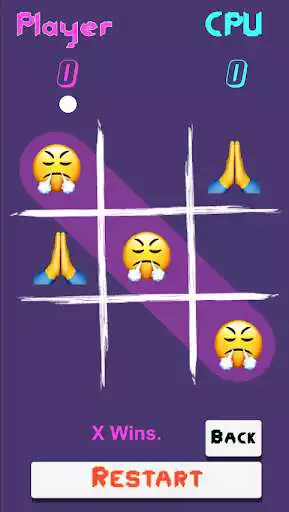 Play Emoji Tic Tac Toe as an online game Emoji Tic Tac Toe with UptoPlay