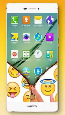 Play Emoji Twemoji Zipper Lock Pro