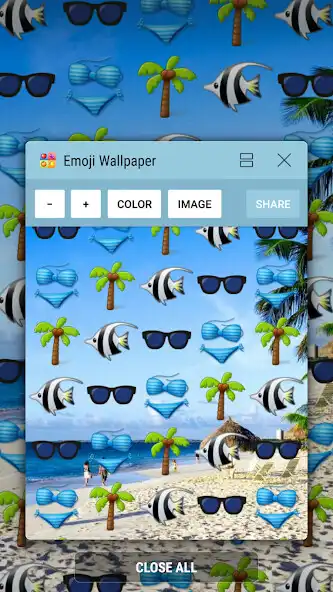 Play Emoji Wallpaper Maker as an online game Emoji Wallpaper Maker with UptoPlay