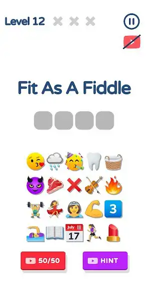 Play Emoji Word Puzzle: Emoji Game  and enjoy Emoji Word Puzzle: Emoji Game with UptoPlay