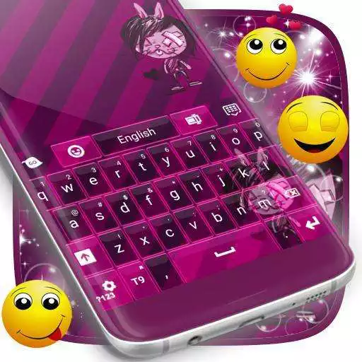 Free play online Emo Keyboard Theme  APK