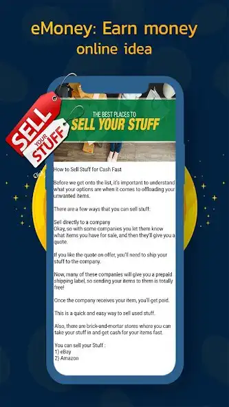 Play eMoney: Earn money online Idea as an online game eMoney: Earn money online Idea with UptoPlay