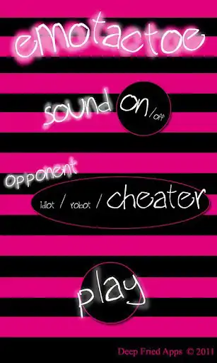 Play Emo Tac Toe  and enjoy Emo Tac Toe with UptoPlay