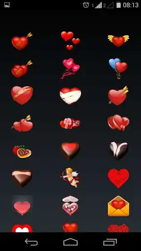 Play emoticons love plus