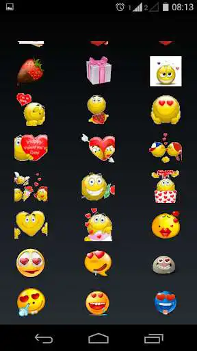 Play emoticons love plus