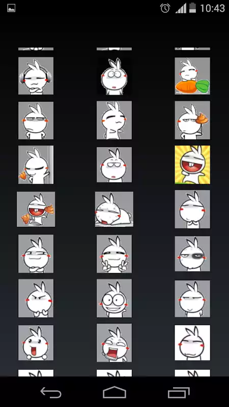 Play Emoticons rabbit
