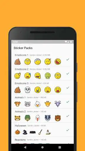 Play Emoticons Sticker Pack for WhatsApp  and enjoy Emoticons Sticker Pack for WhatsApp with UptoPlay