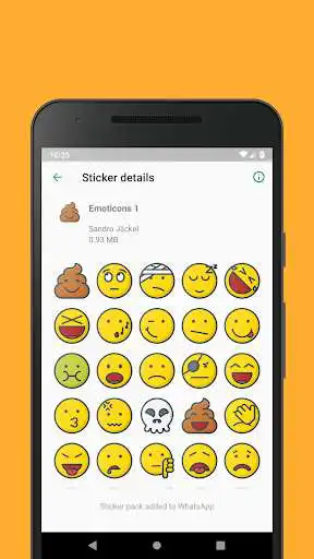 Play Emoticons Sticker Pack for WhatsApp as an online game Emoticons Sticker Pack for WhatsApp with UptoPlay