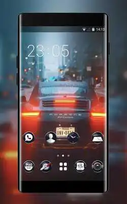 Play Emotional theme car porche street city