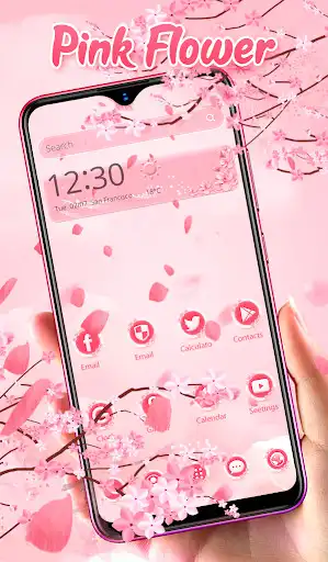 Play Emotion theme beautiful pink flower as an online game Emotion theme beautiful pink flower with UptoPlay