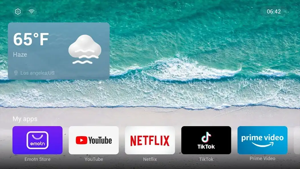 Play Emotn UI - Android TV launcher as an online game Emotn UI - Android TV launcher with UptoPlay
