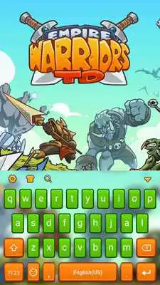 Play Empire Warriors TD ViVi Emoji Keyboard Theme