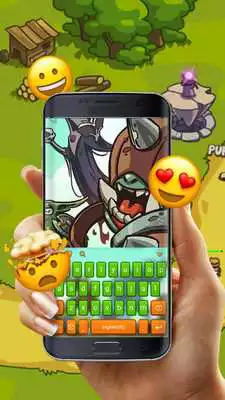 Play Empire Warriors TD ViVi Emoji Keyboard Theme