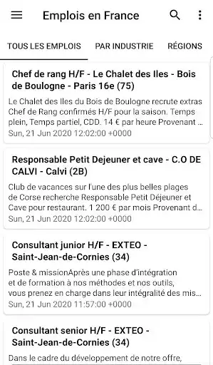 Play Emplois en France as an online game Emplois en France with UptoPlay
