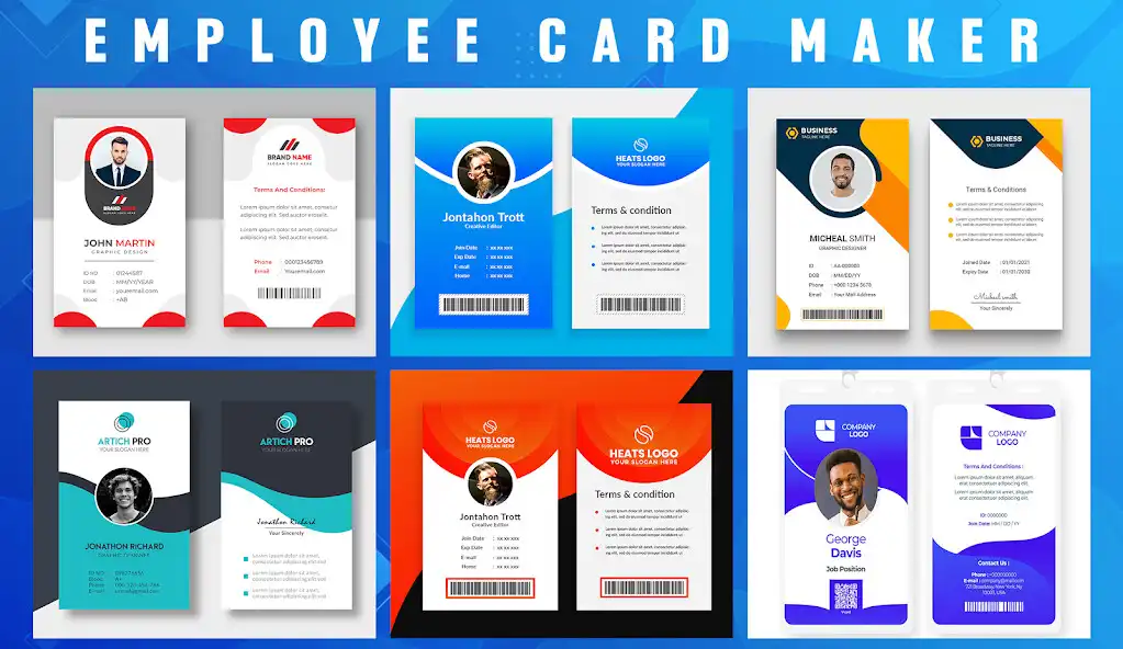 Play Employee Card Maker  and enjoy Employee Card Maker with UptoPlay