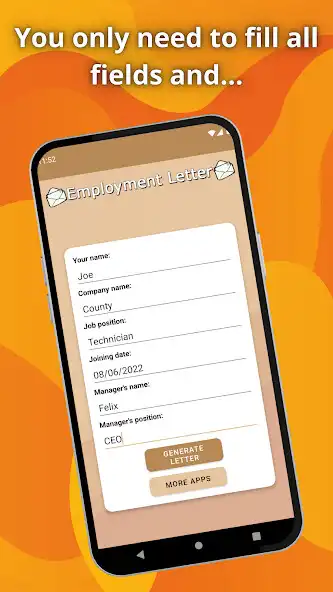 Play Employment Letter - Generator as an online game Employment Letter - Generator with UptoPlay