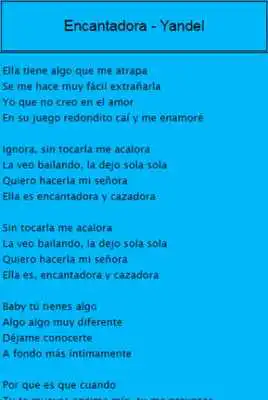 Play Encantadora Letras - Yandel