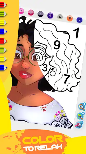Play Encanto Coloring Book- Maribel  and enjoy Encanto Coloring Book- Maribel with UptoPlay