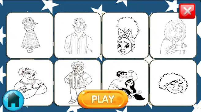 Play Encanto Coloring Mirabel  and enjoy Encanto Coloring Mirabel with UptoPlay