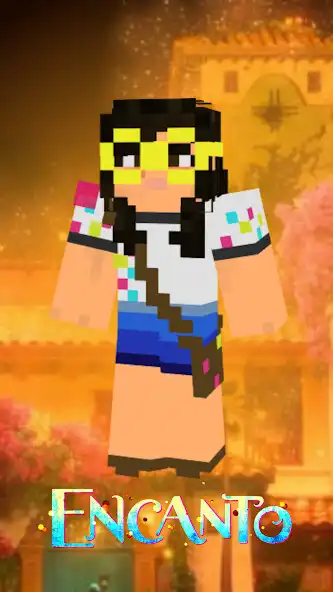 Play Encanto Skin Mod For MCPE  and enjoy Encanto Skin Mod For MCPE with UptoPlay