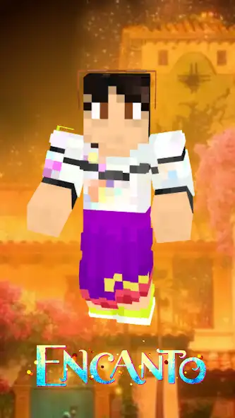 Play Encanto Skin Mod For MCPE as an online game Encanto Skin Mod For MCPE with UptoPlay