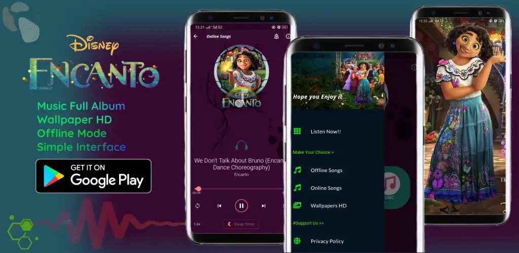Play Encanto songs offline  and enjoy Encanto songs offline with UptoPlay