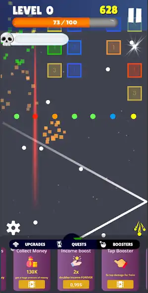 Play Endless Brick Breaker as an online game Endless Brick Breaker with UptoPlay