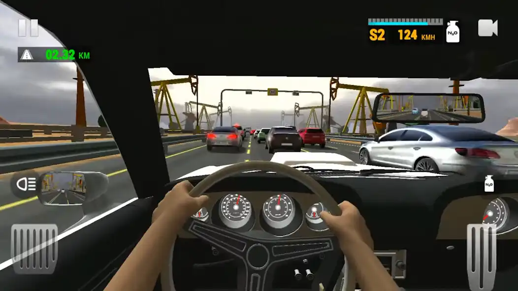 Play Endless Highway Car Racing 3D as an online game Endless Highway Car Racing 3D with UptoPlay